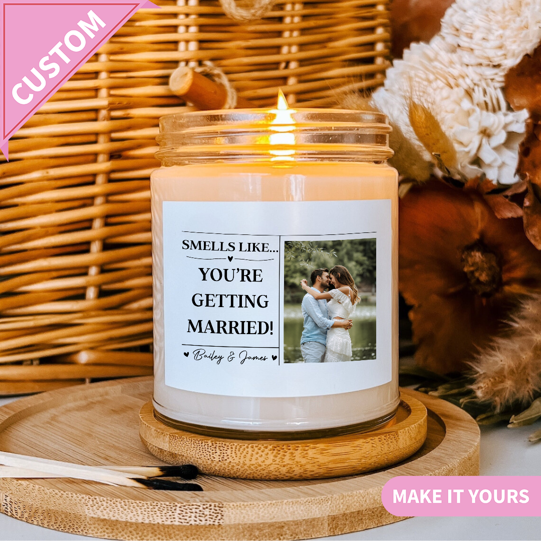 Custom Wedding Smells Like You’re Getting Married Gift Candle