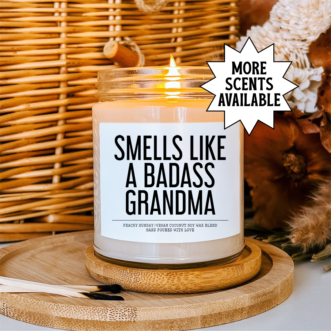 Smells Like A Badass Grandma Candle