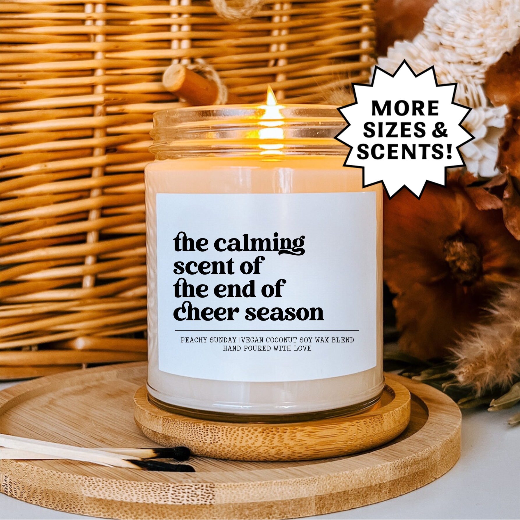 The Calming Scent Of The End Of Cheer Season Candle