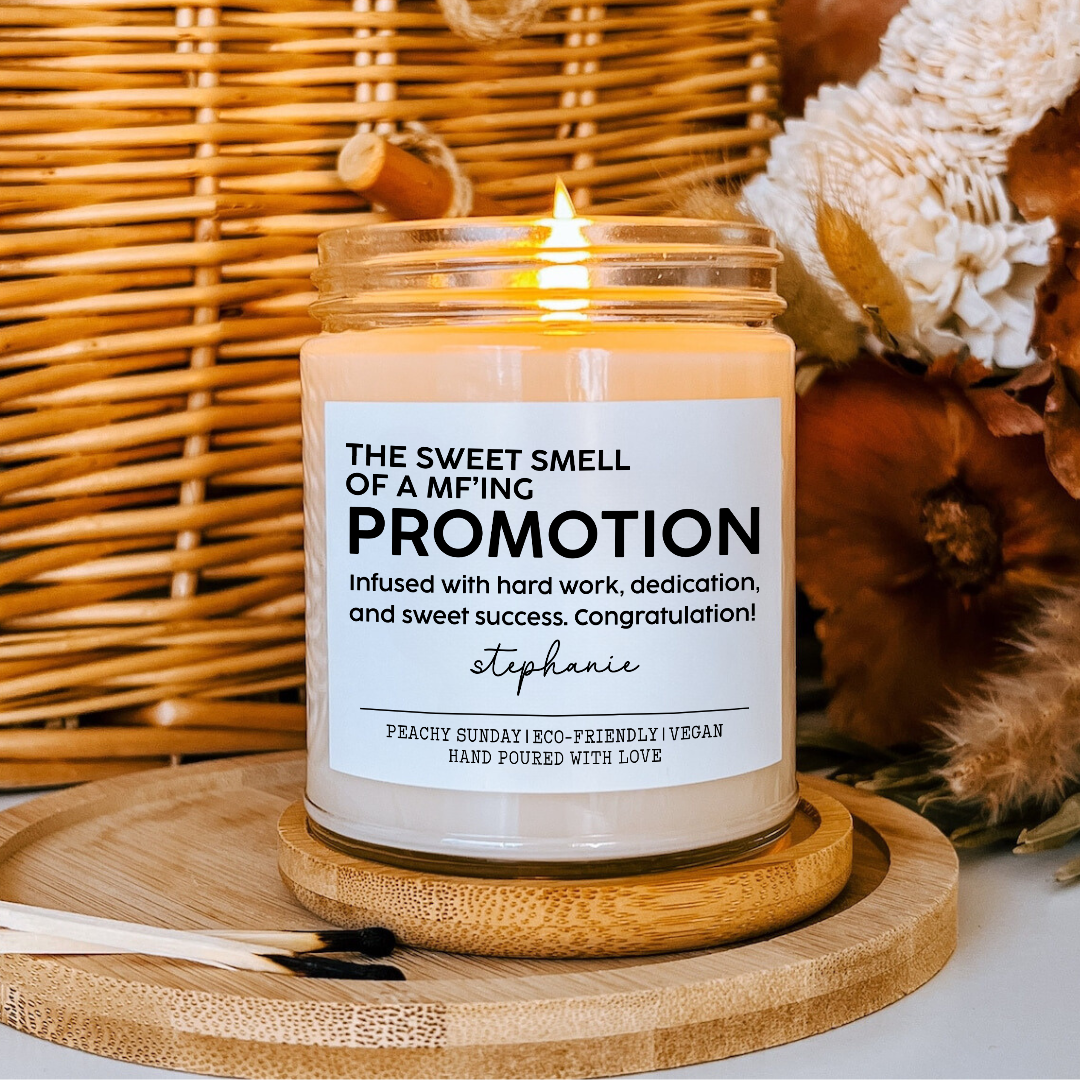 Personalized Sweet Smell Like MF'ing Promotion Gift Candle