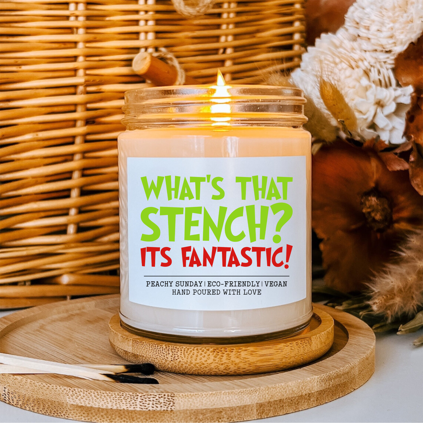 What's That Stench Its Fantastics Christmas Candle