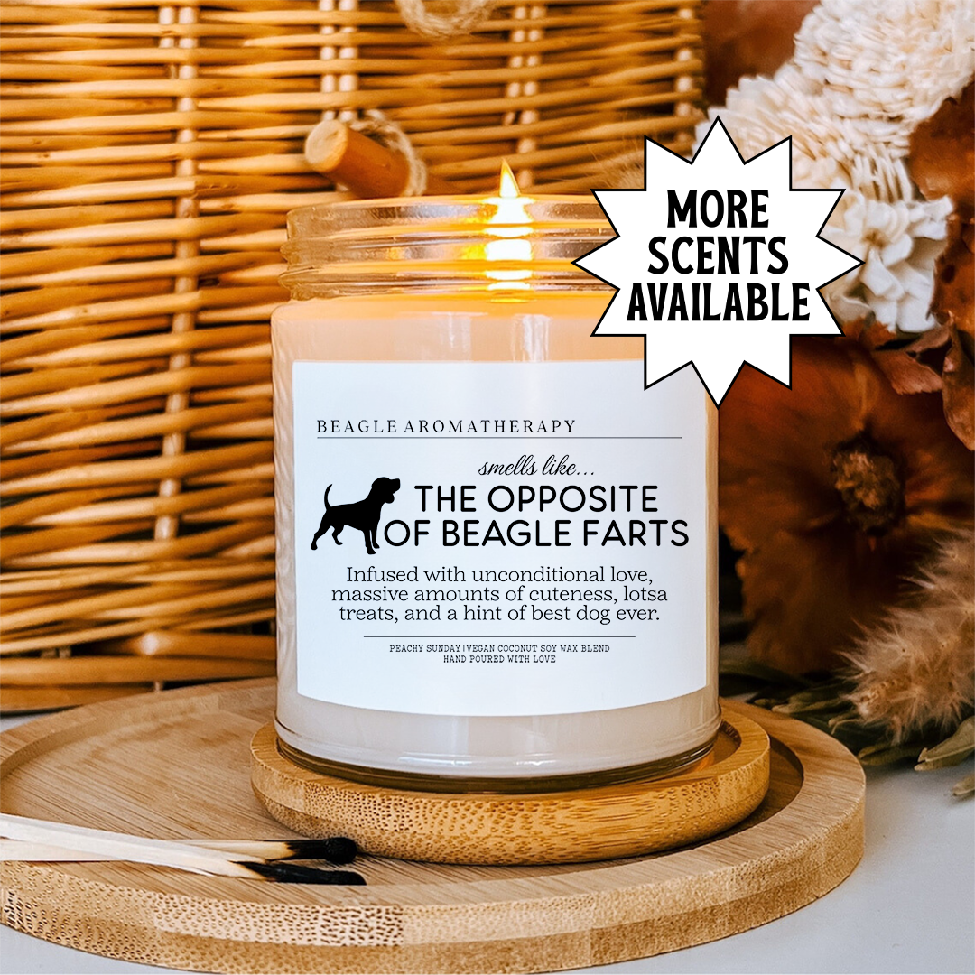 Smells Like The Opposite Of Beagle Farts Candle