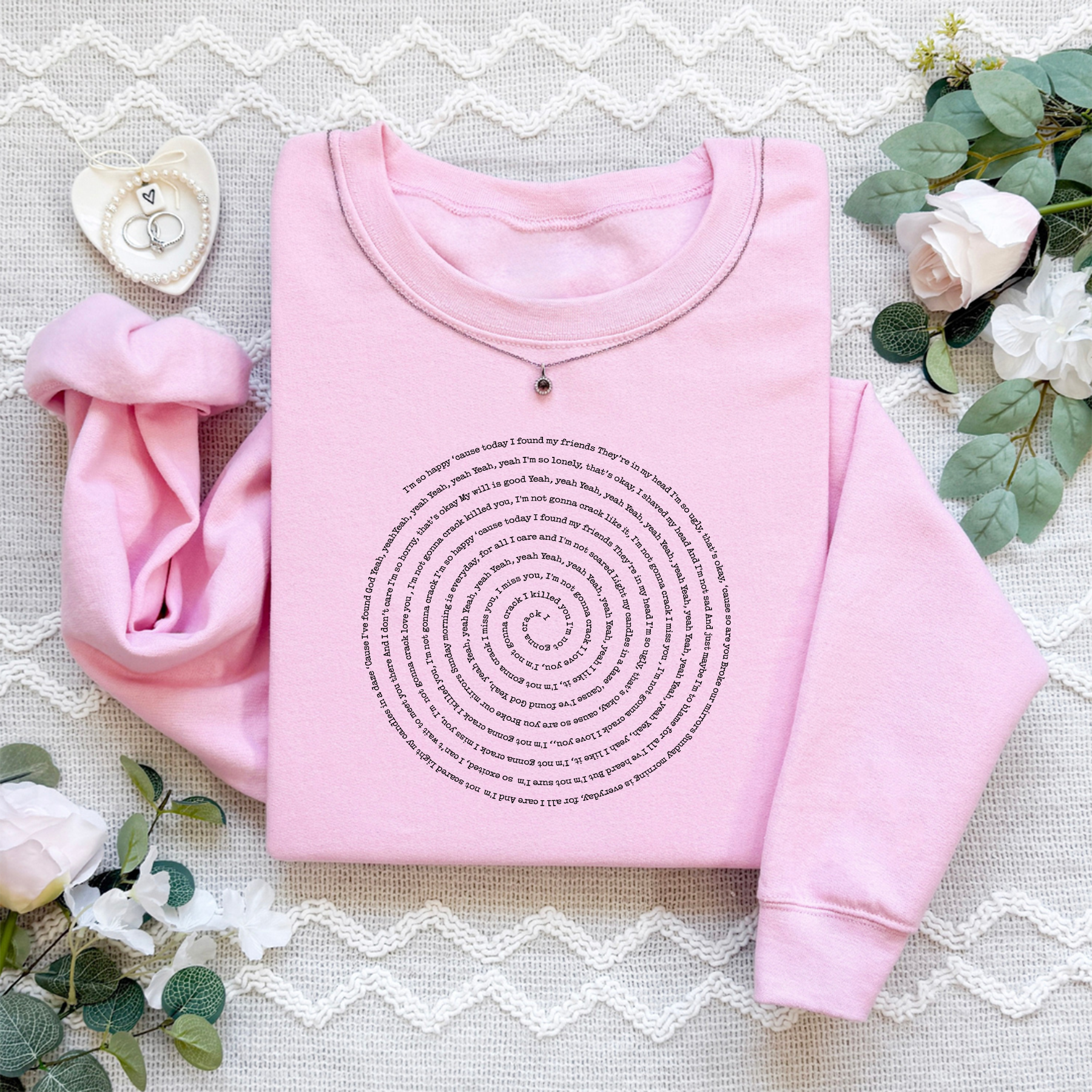Personalized Any Song Lyrics Sweatshirt