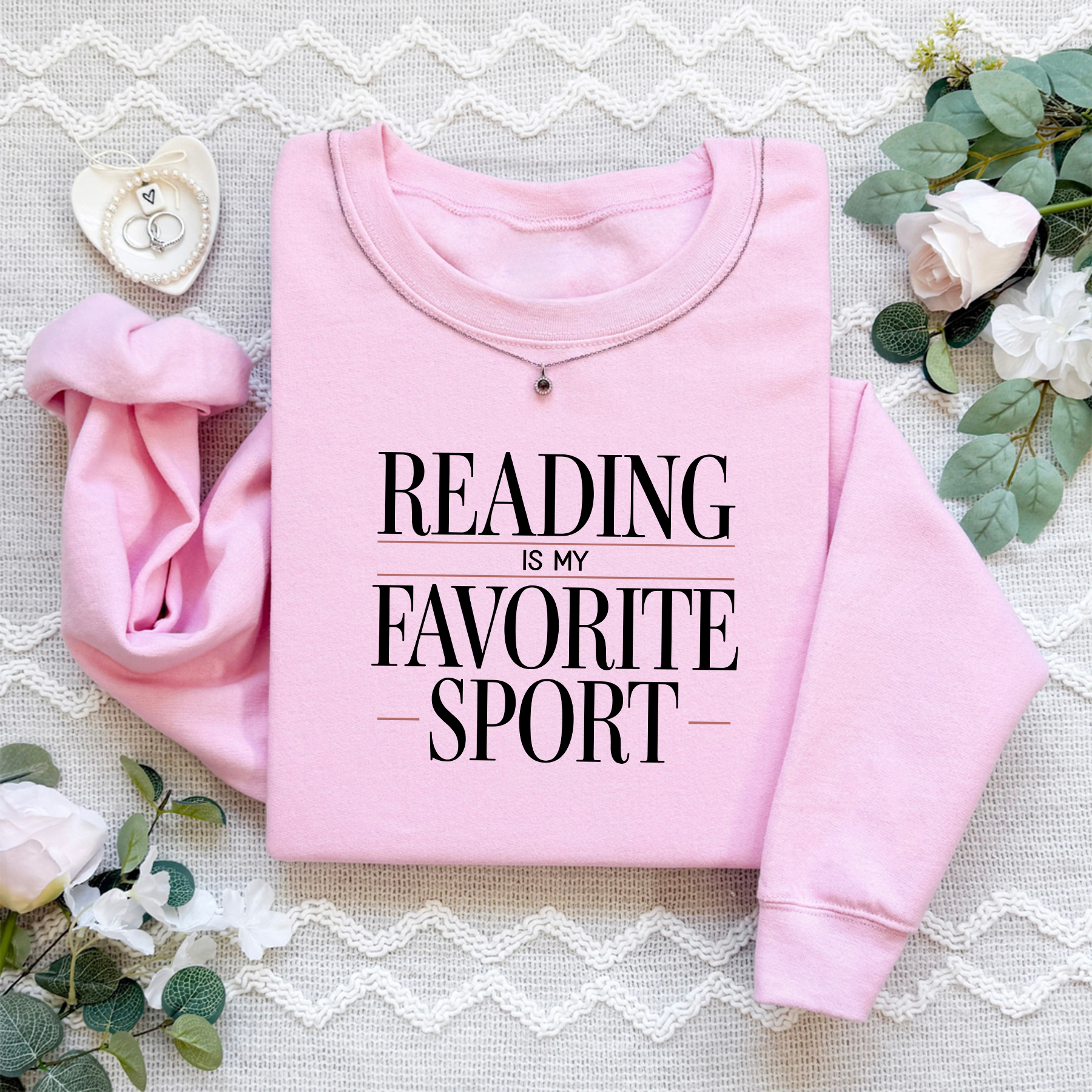 Reading Is My Favorite Sport Sweatshirt