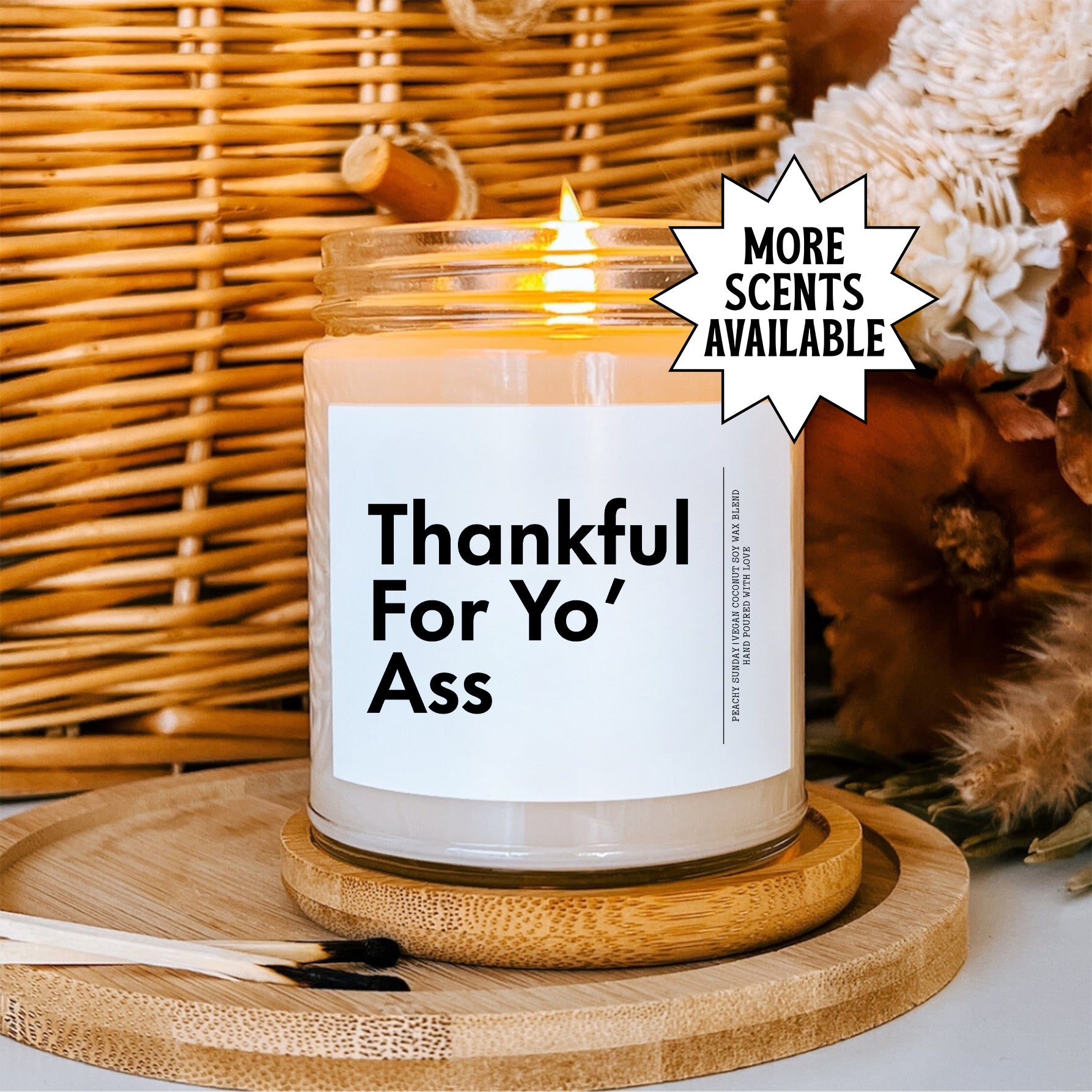 Thankful For Yo A* Candle
