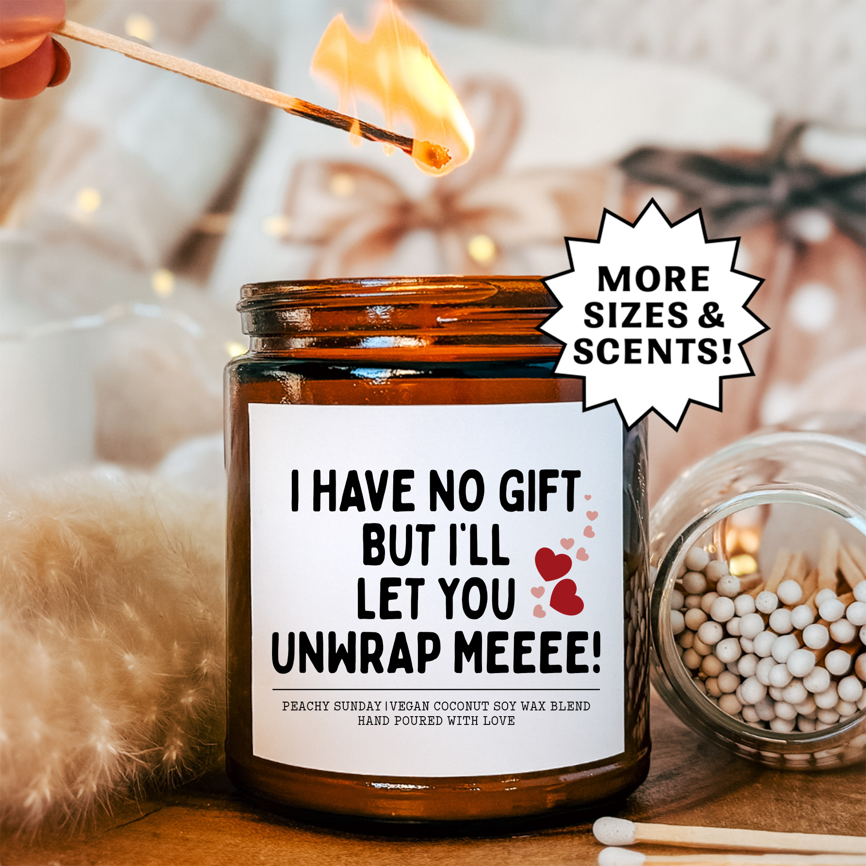 I Have No Gift But I'll Let You Unwrap Me Candle