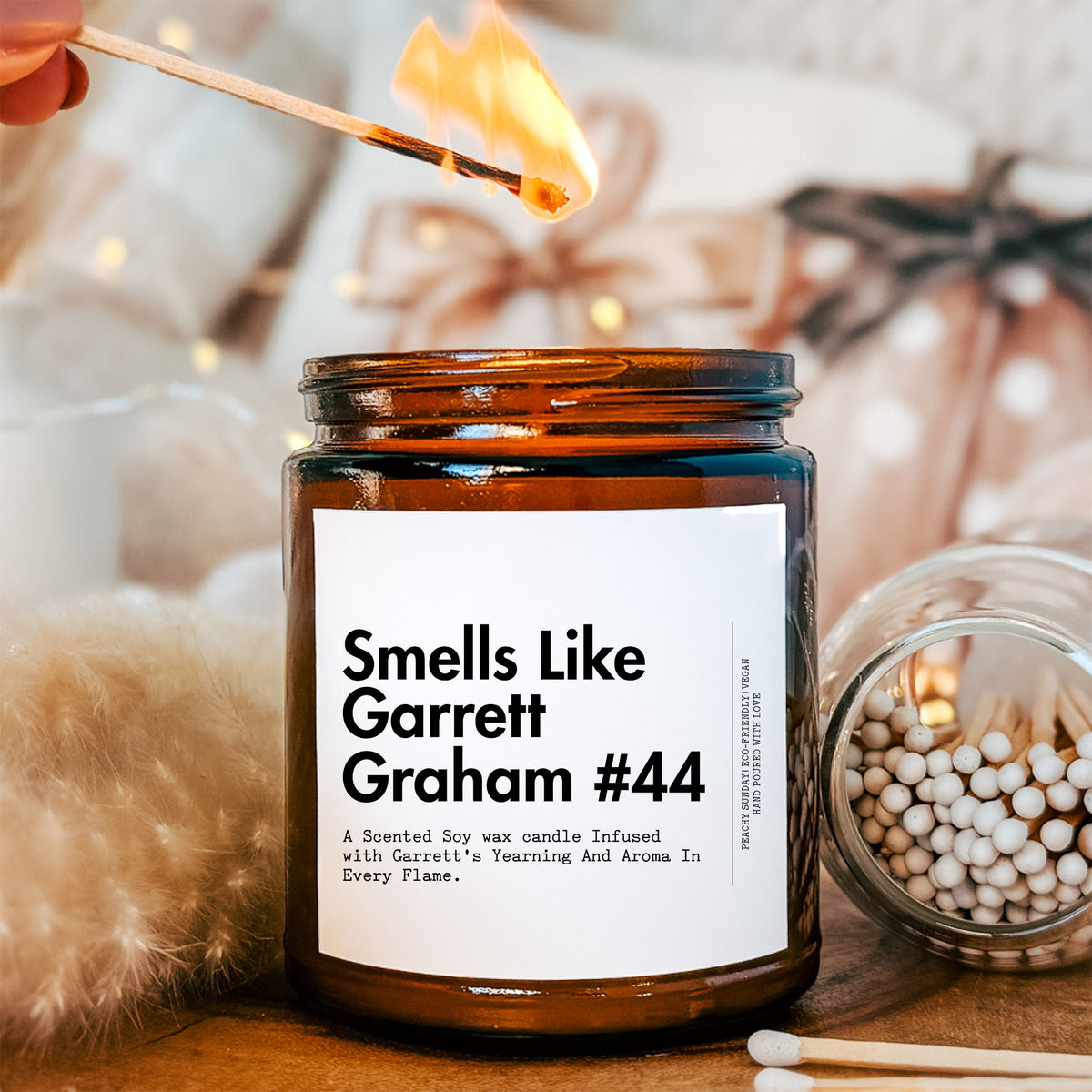 Personalized Smells Like Garrett Graham Candle