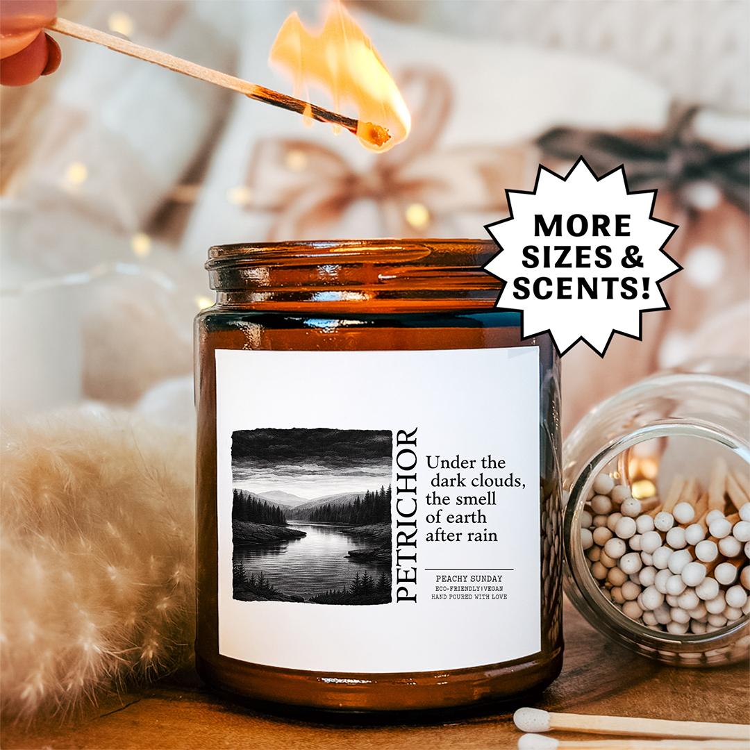 Petrichor The Smell Of Earth After Rain Candle