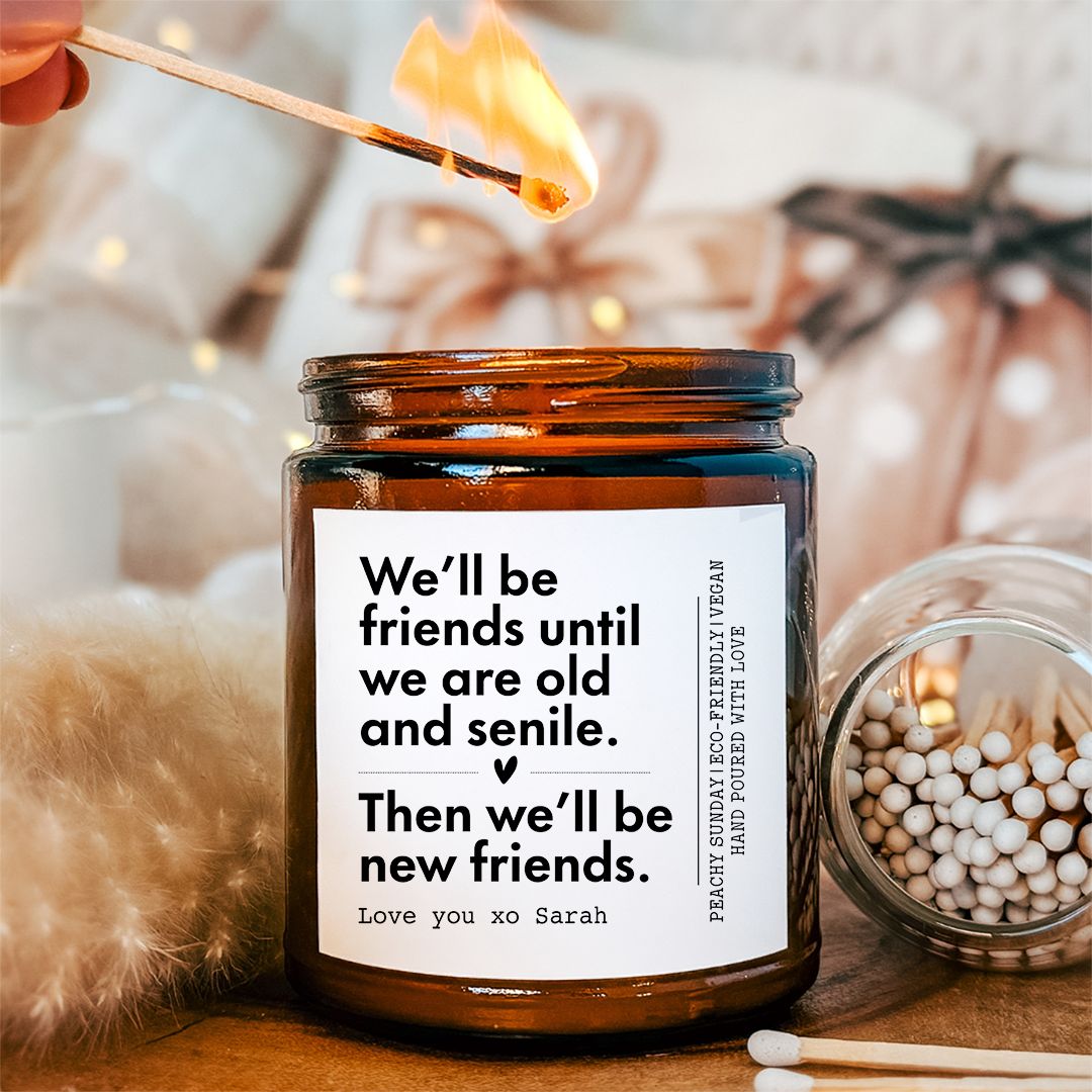 Custom Best Friends Candle