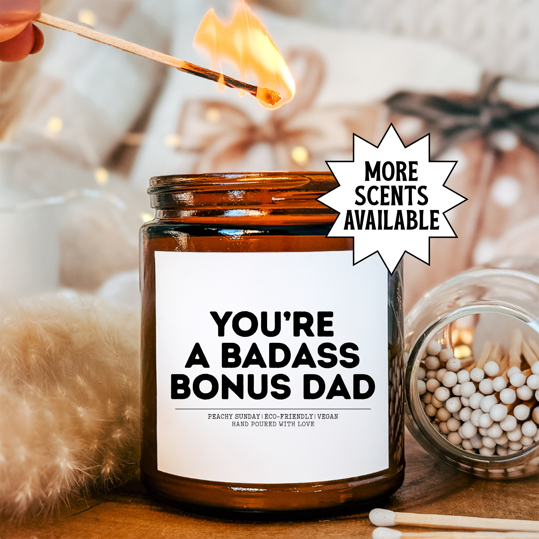 You're A Badass Bonus Dad Candle
