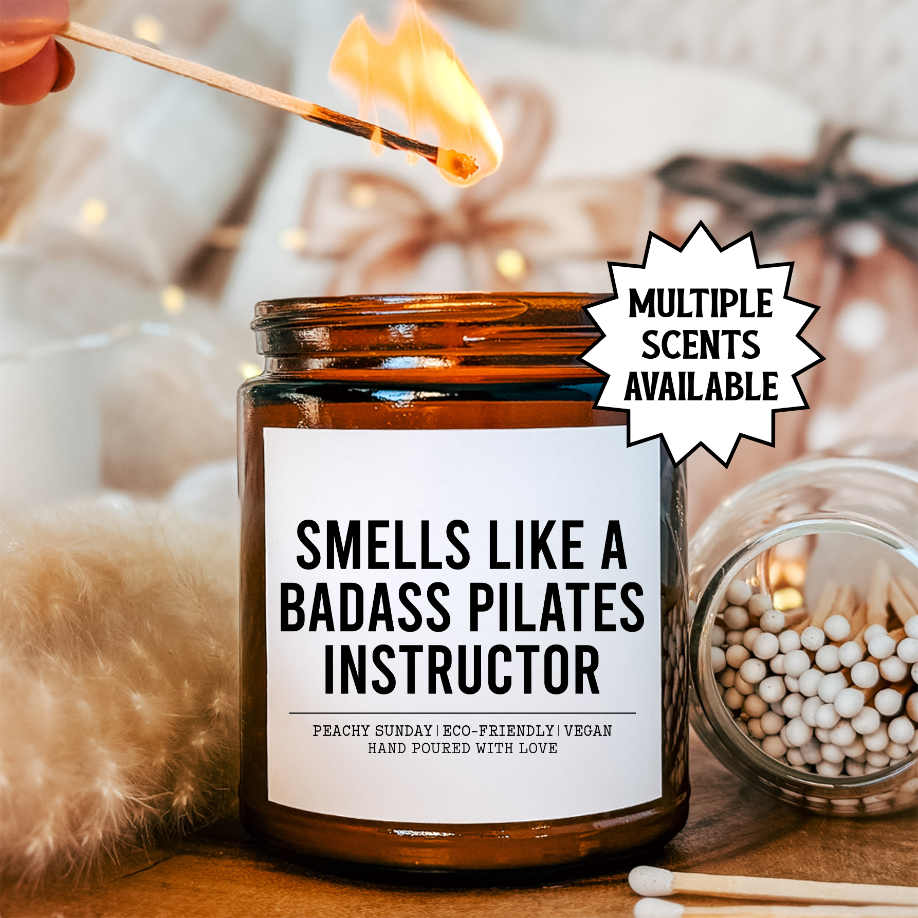 Smells Like A Badass Pilates Instructor Candle