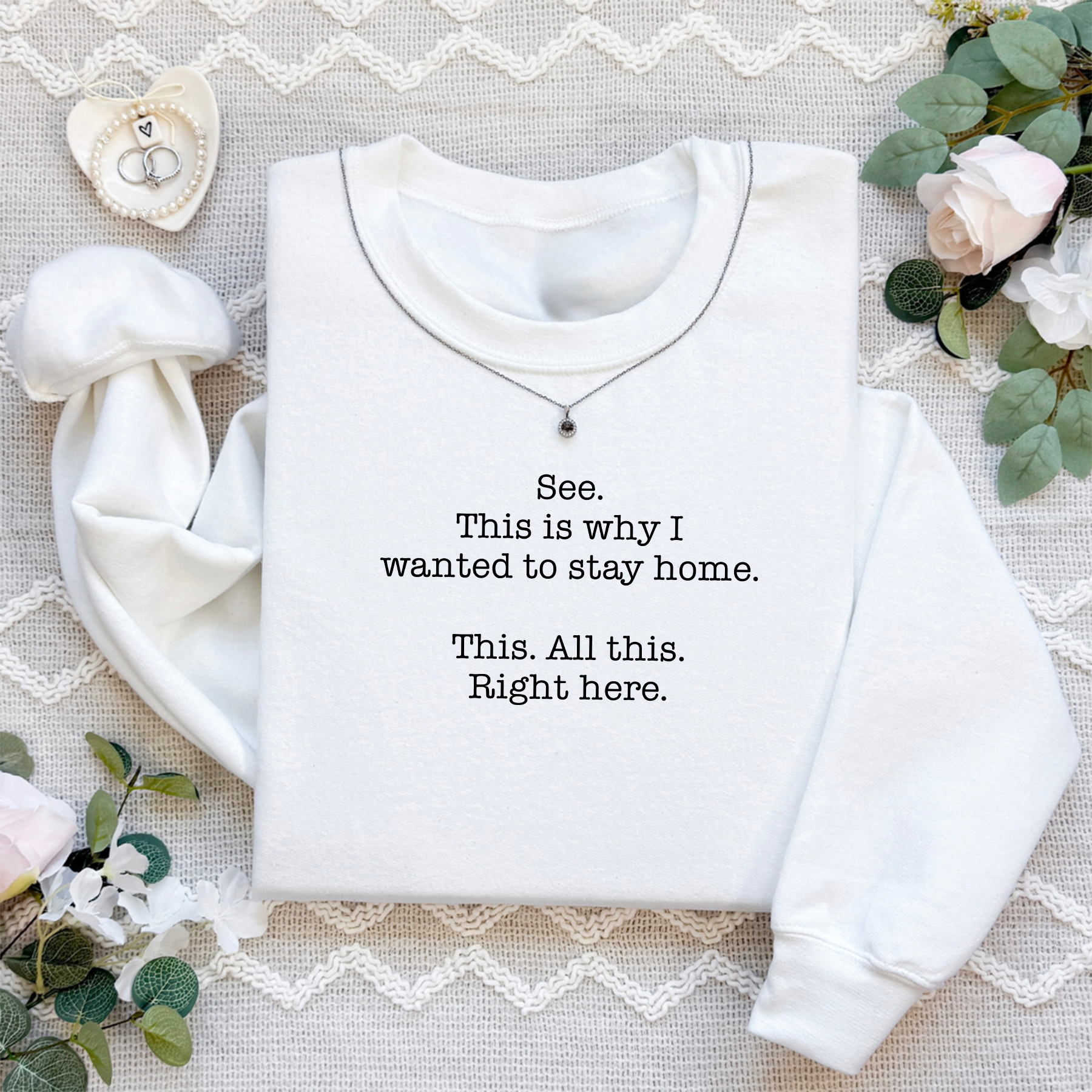 See This Is Why I Wanted To Stay Home Sweatshirt