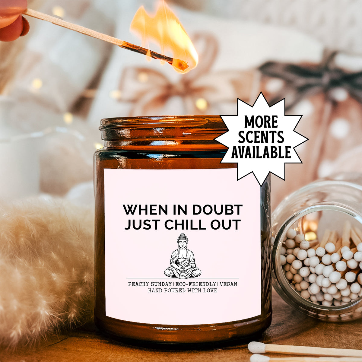Duftkerze „When In Doubt Just Chill Out“