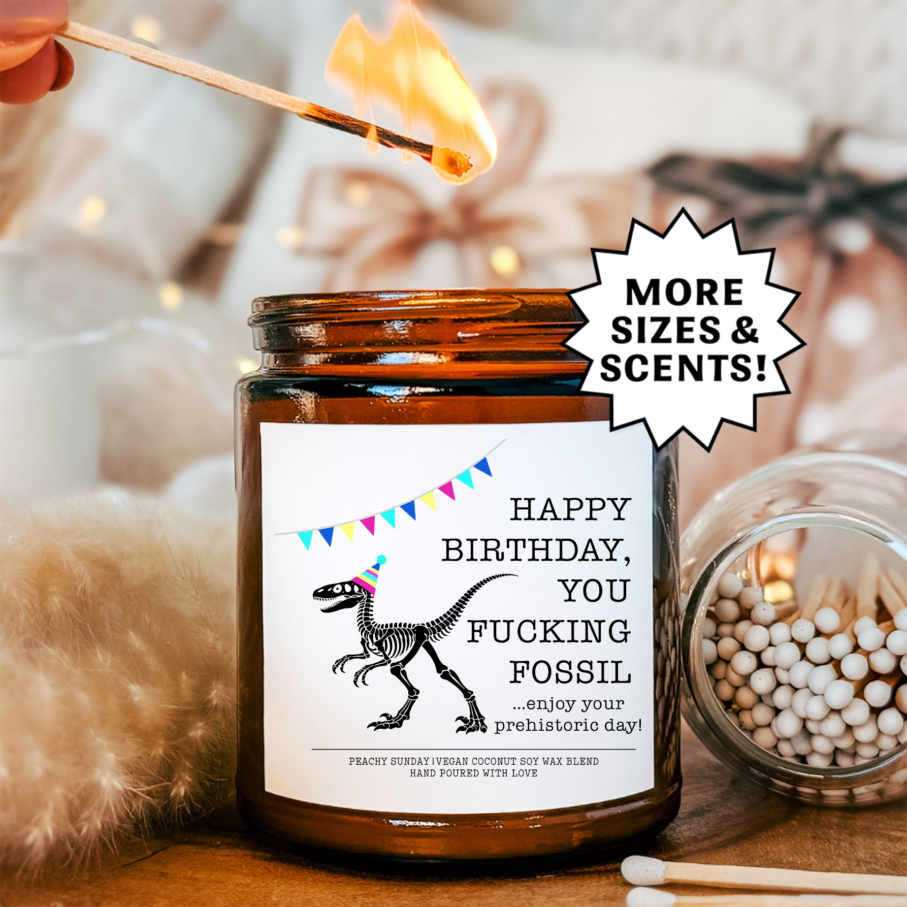 Funny Old Guy Birthday Candle
