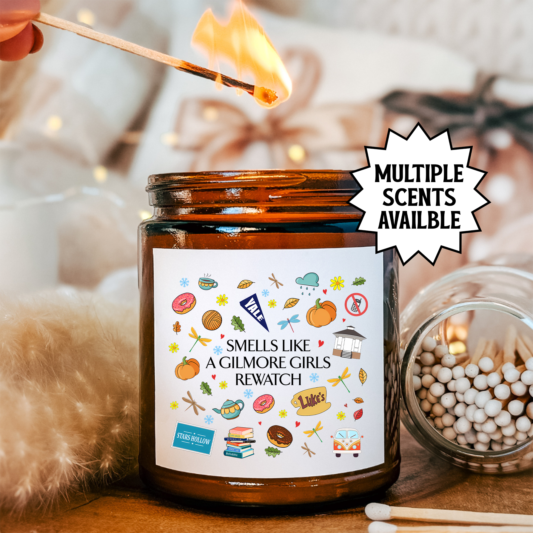 Smells Like A Gilmore Girl Rewatch Candle