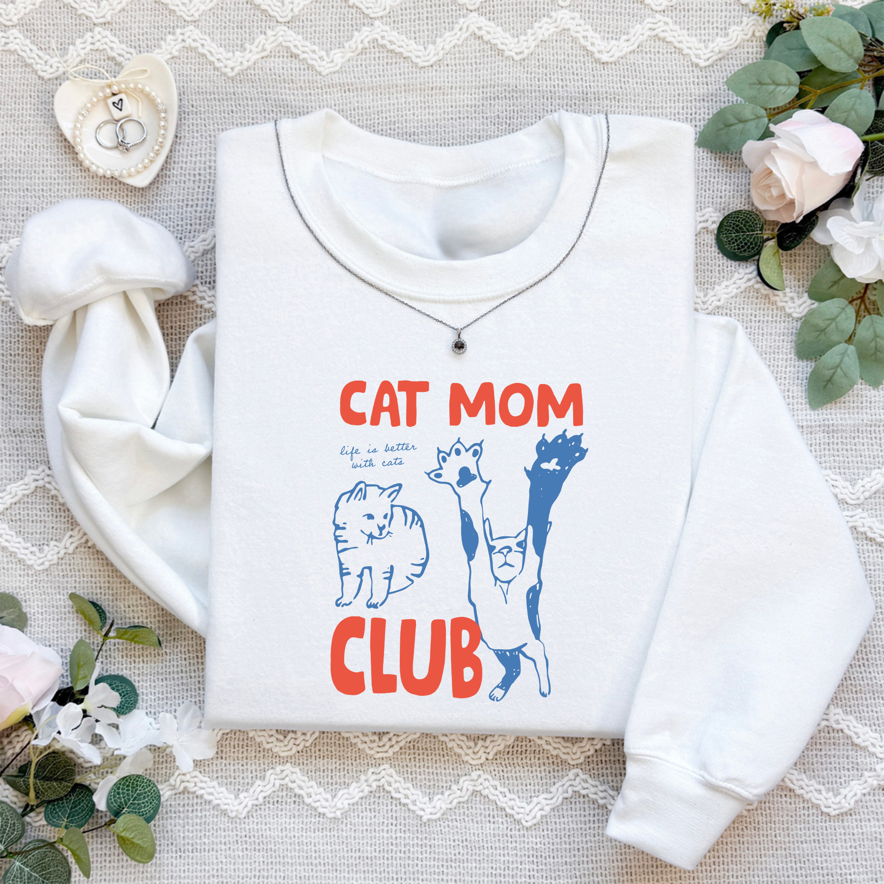 Cat Mom Club Sweatshirt