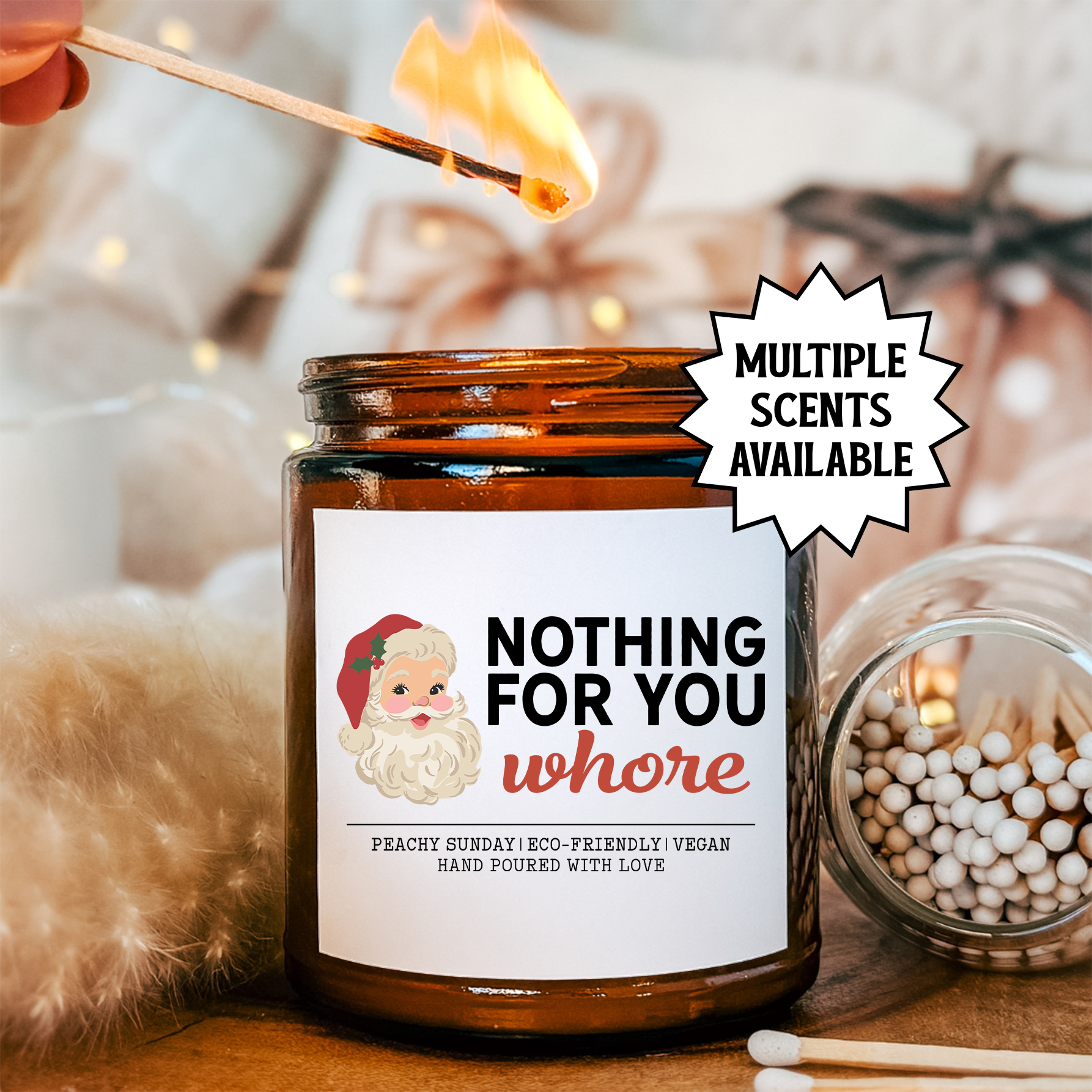 Nothing For You Whore Candle