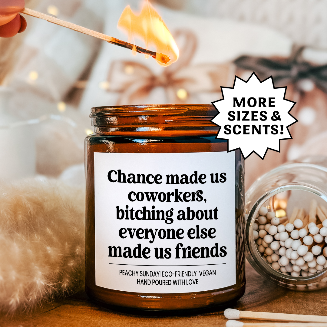 Friendship Gift With Sassy Quote Candle