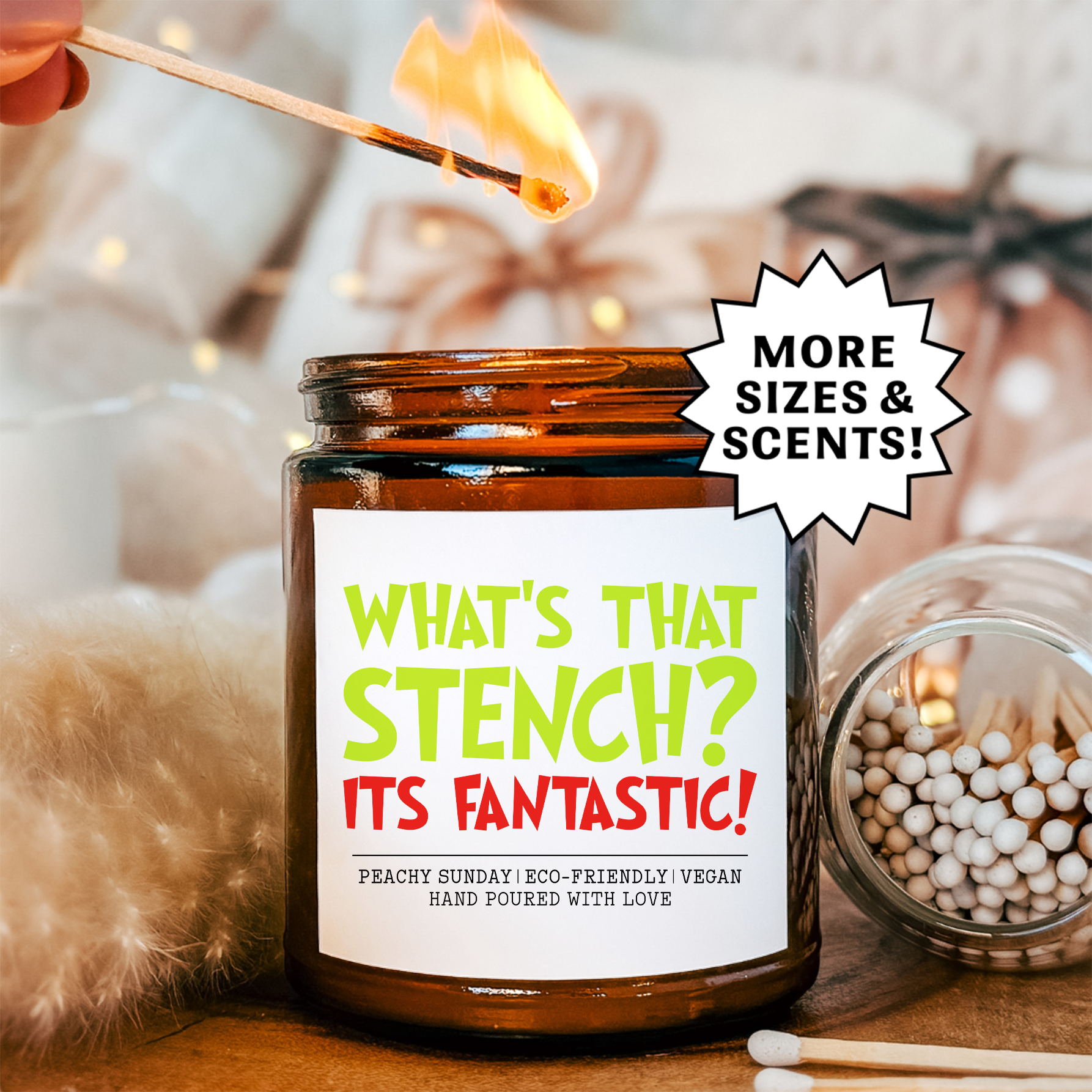 What's That Stench Its Fantastics Christmas Candle