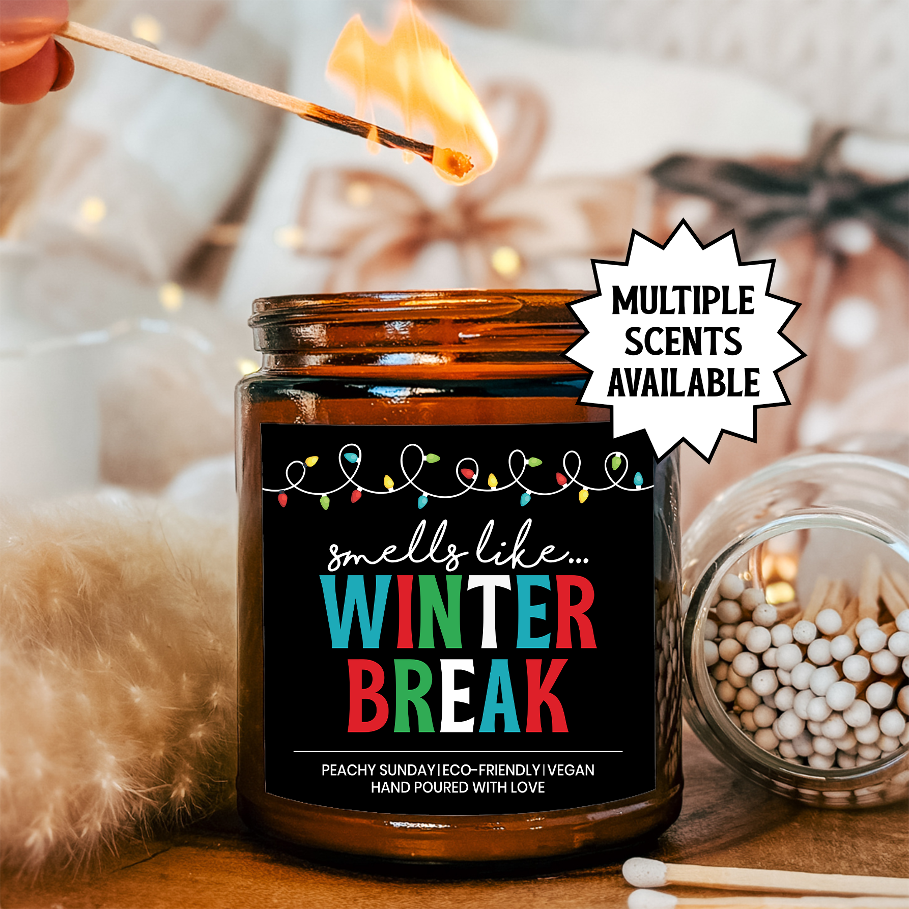 Christmas Smells Like Winter Break Candle