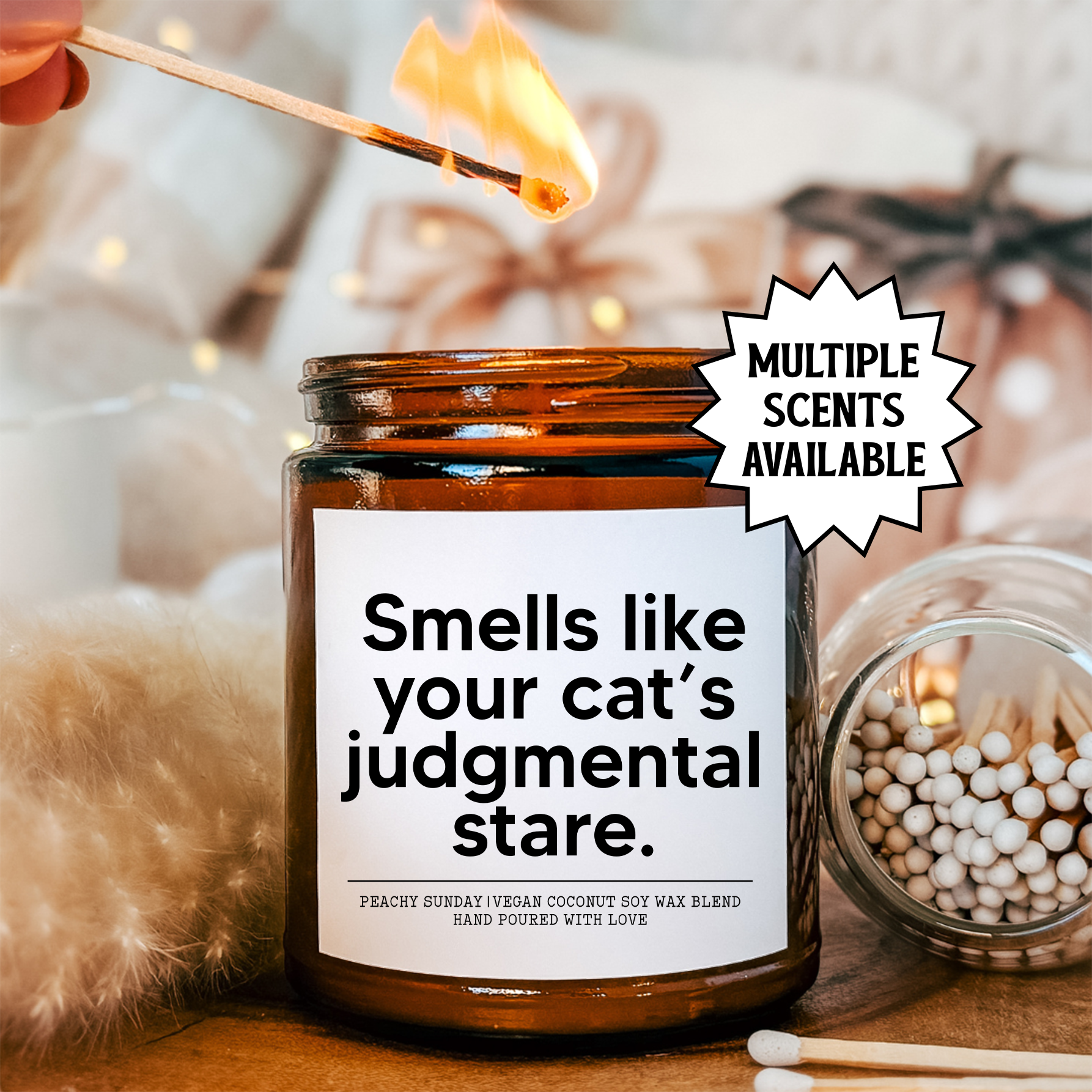 Smells Like Your Cat's Judgmental Stare Candle