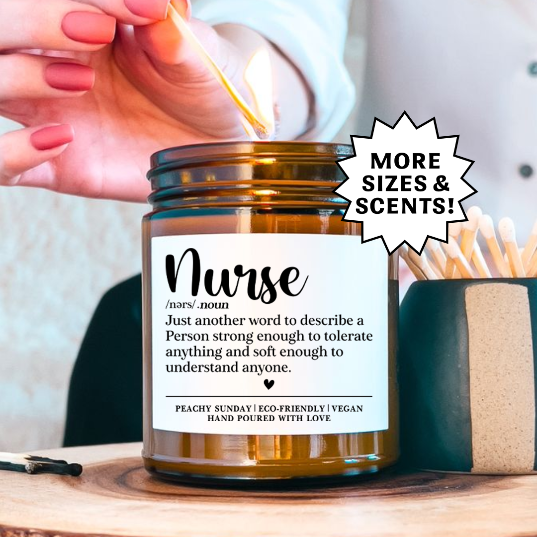 Nurse Appreciation Gift Candle