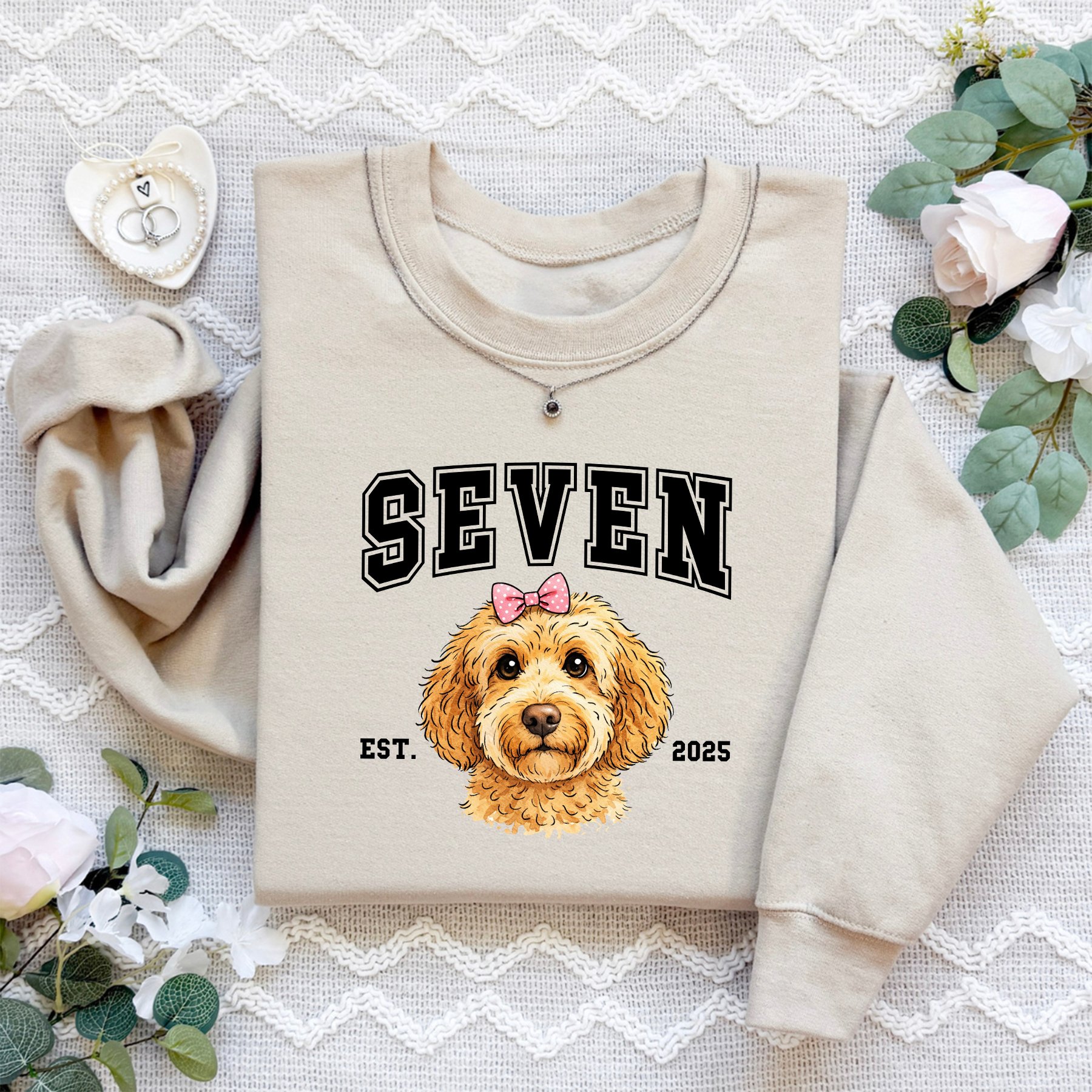 Personalized Dog Face Sweatshirt