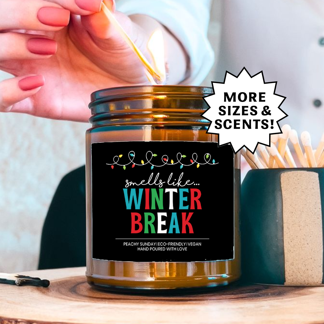 Christmas Smells Like Winter Break Candle