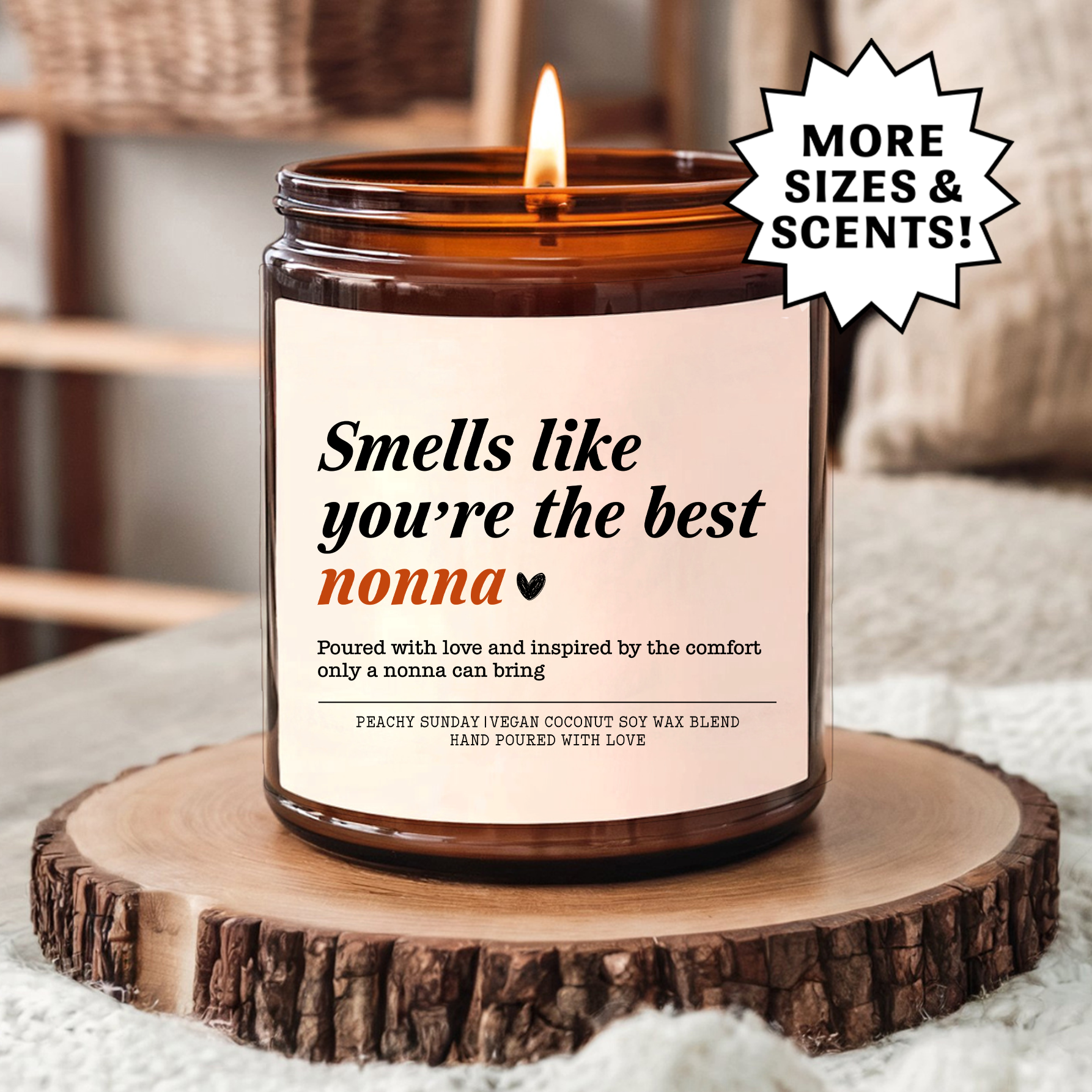 Smells Like You're The Best Nonna Candle