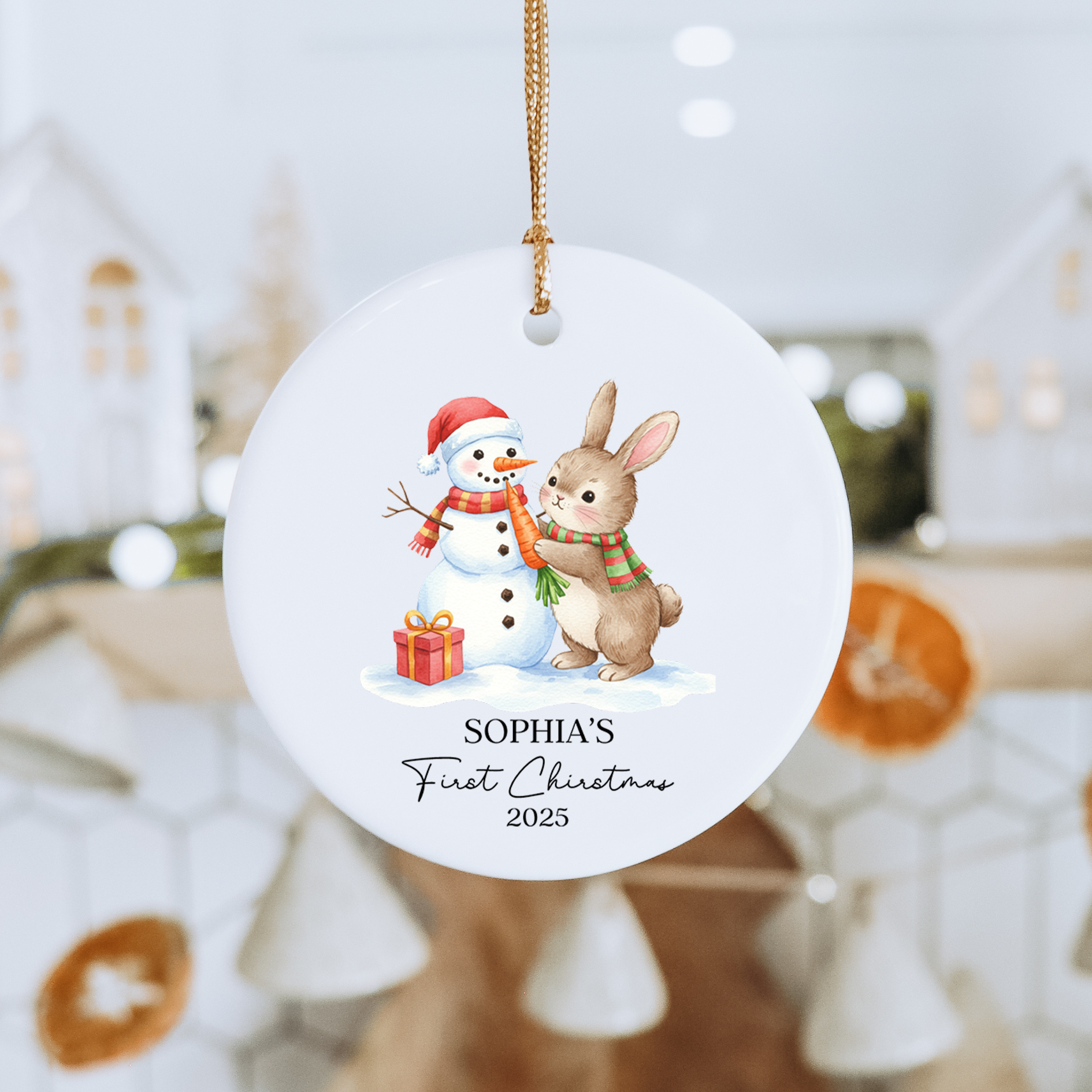 Personalized Baby's First Christmas Ornament