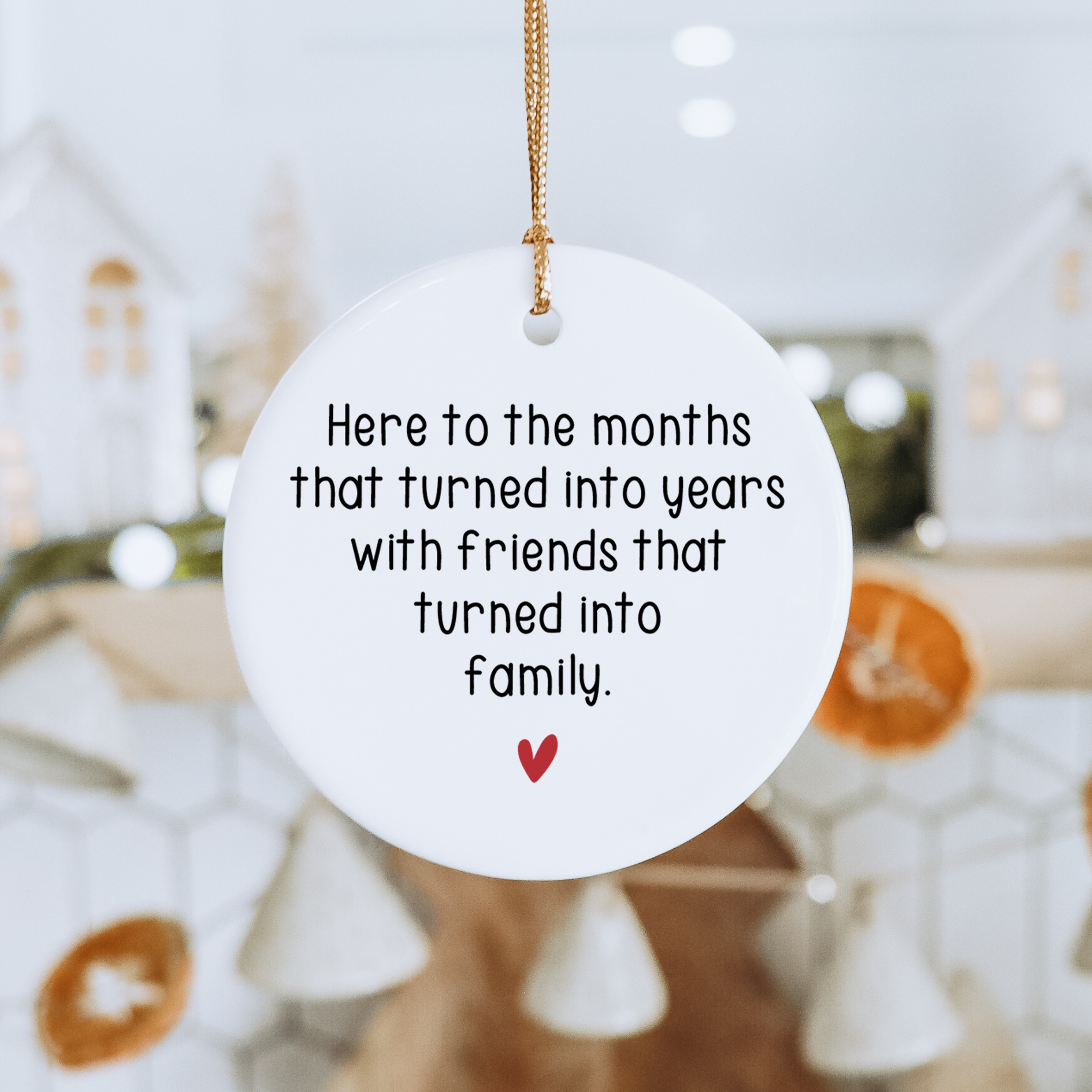 Personalized Engagement Ornament With Names & Date