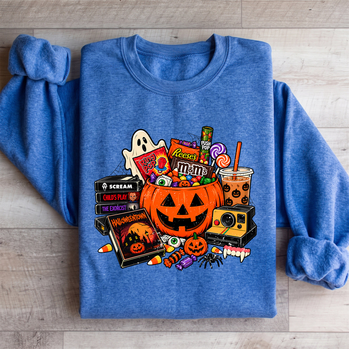 Sudadera retro de Halloween para pedir dulces