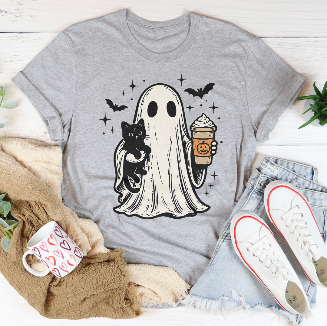 Ghost And Cat Tee