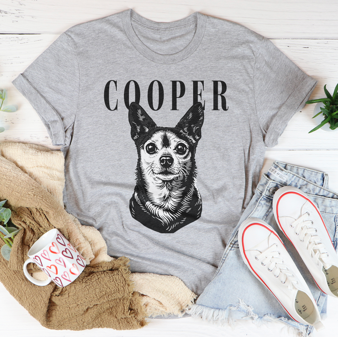 Personalized Pet Photo And Name Tee