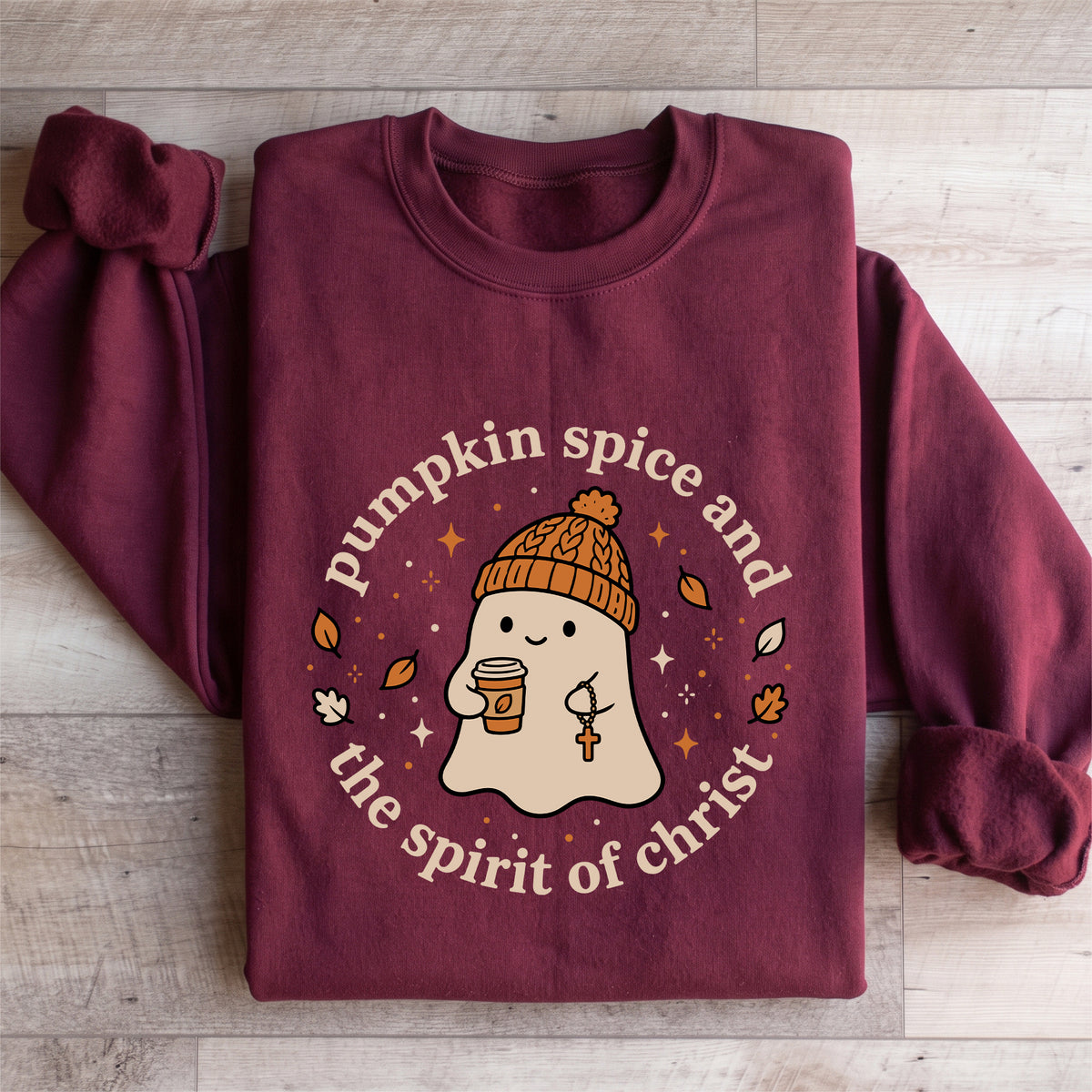 Sudadera de especias de calabaza y el espíritu de Cristo