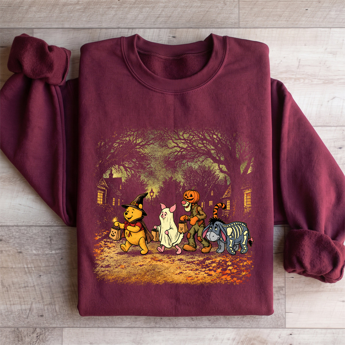 Vintage Winnie The Pooh Halloween Sweatshirt