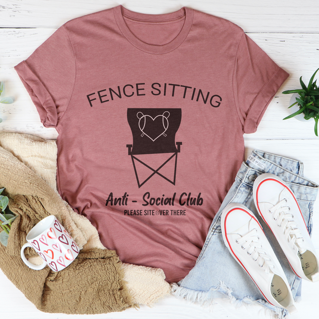 Fence Sitting Anti Social Club Tee
