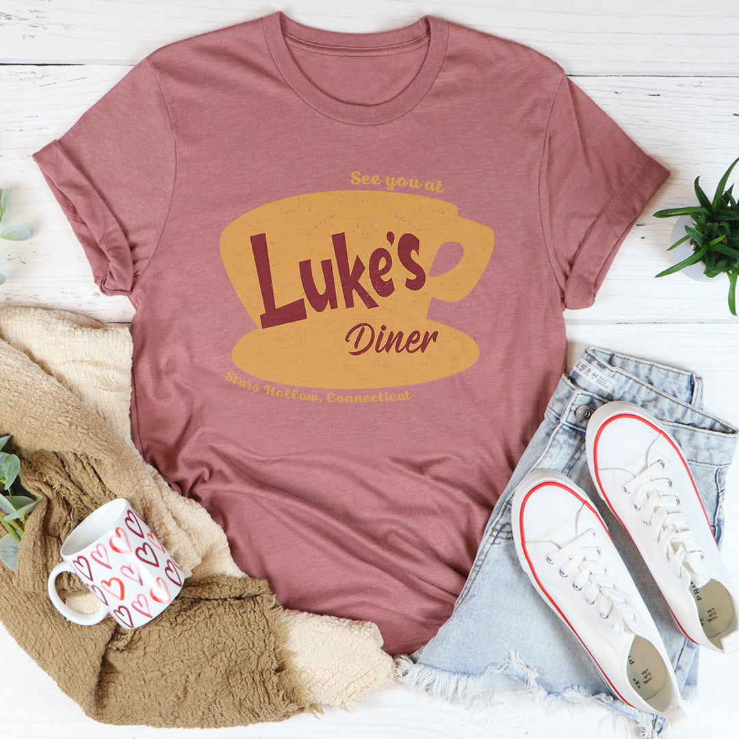 See You At Luke's Diner Stars Hollow Connecticut Tee