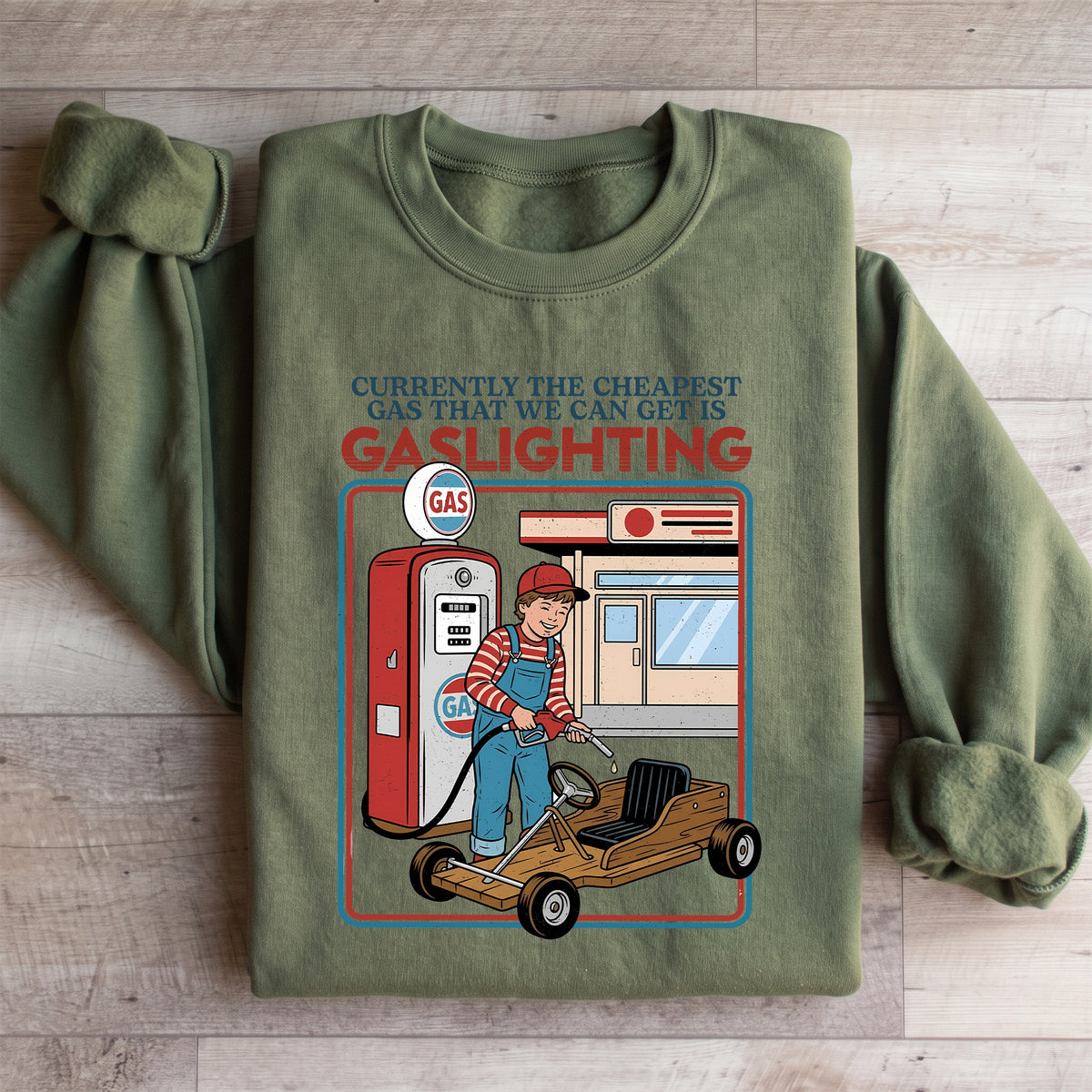 Derzeit das günstigste Benzin, das wir bekommen können – Sweatshirt