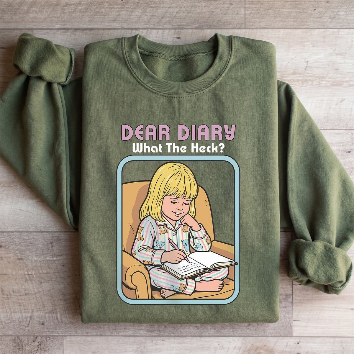 Sudadera «Querido diario, ¿qué demonios?»