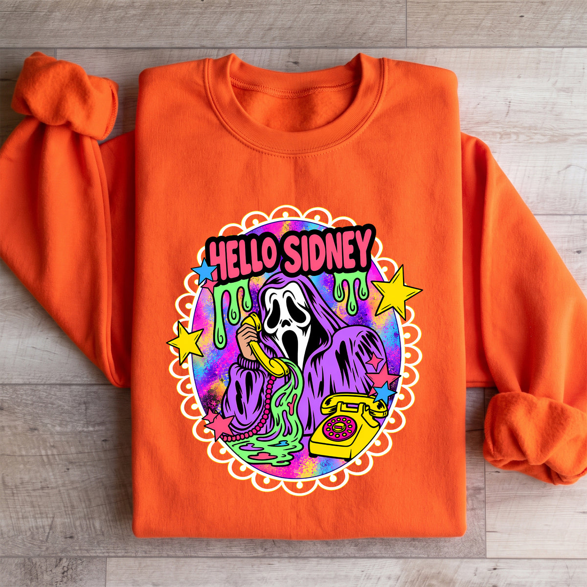 Hallo Sidney Retro-Geist-Sweatshirt