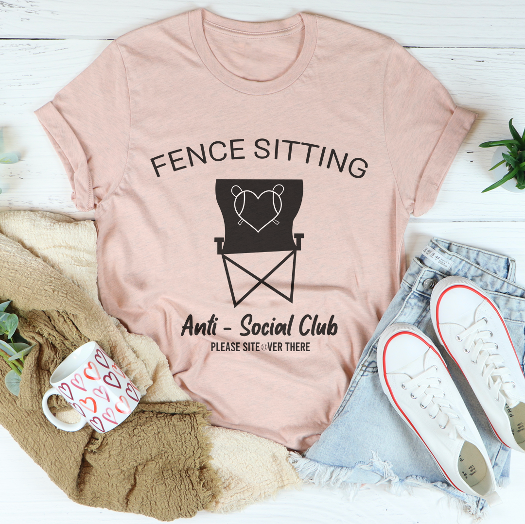 Fence Sitting Anti Social Club Tee