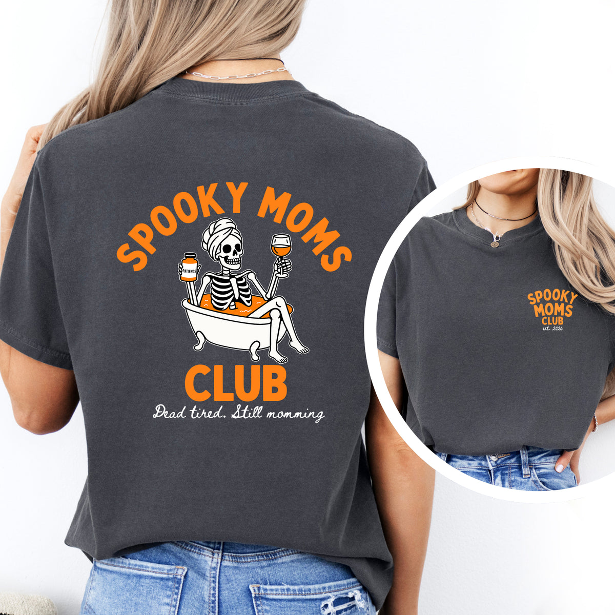 T-Shirt „Spooky Mom Club“