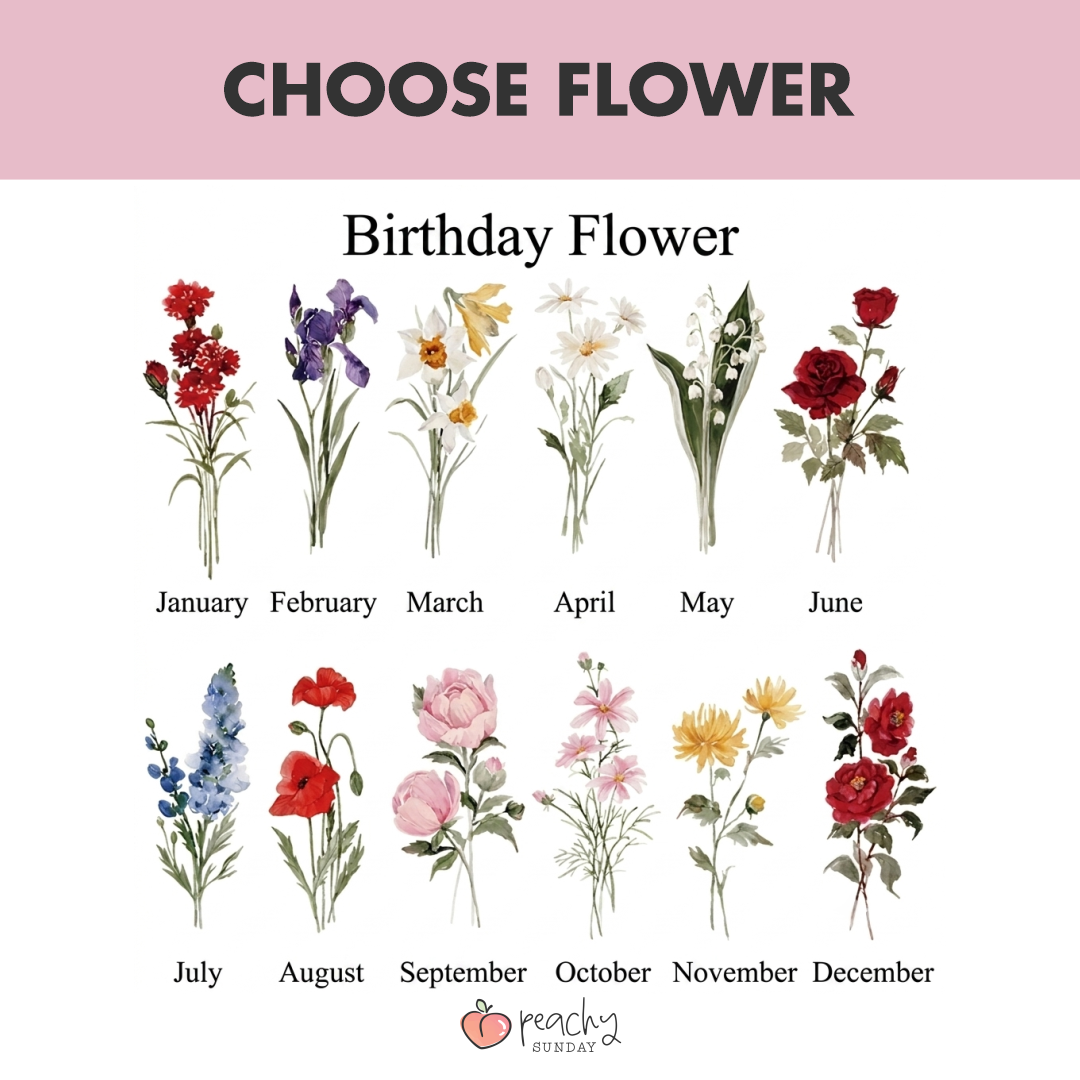 Personalised Birth Flower Ring Dish