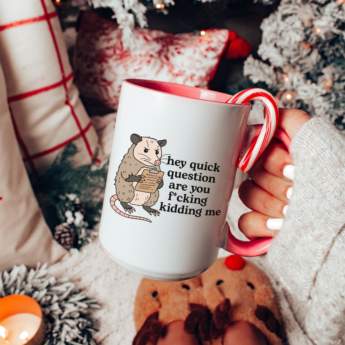 Hey, kurze Frage: Willst du mich veräppeln? Tasse