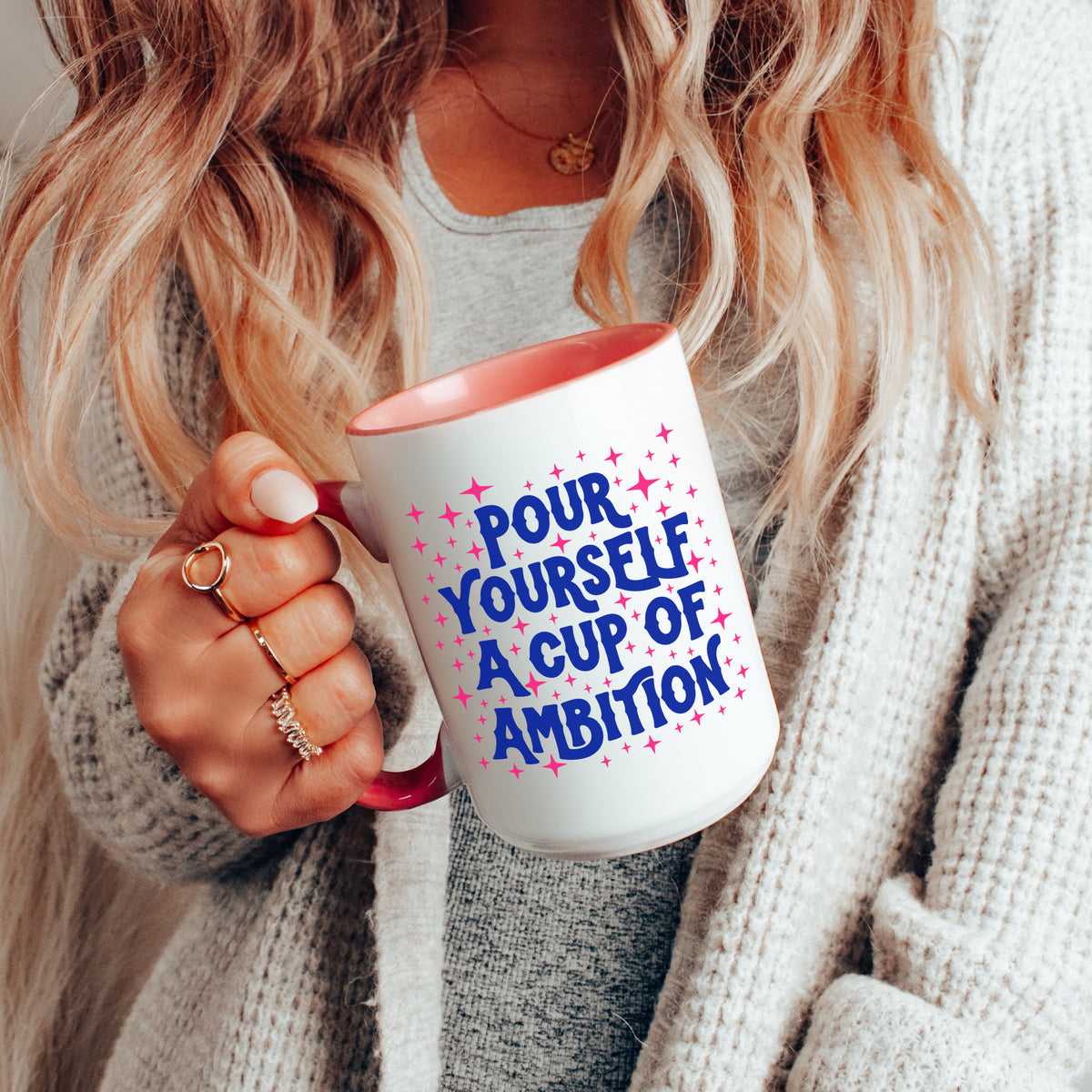 Taza «Sírvete una taza de ambición»
