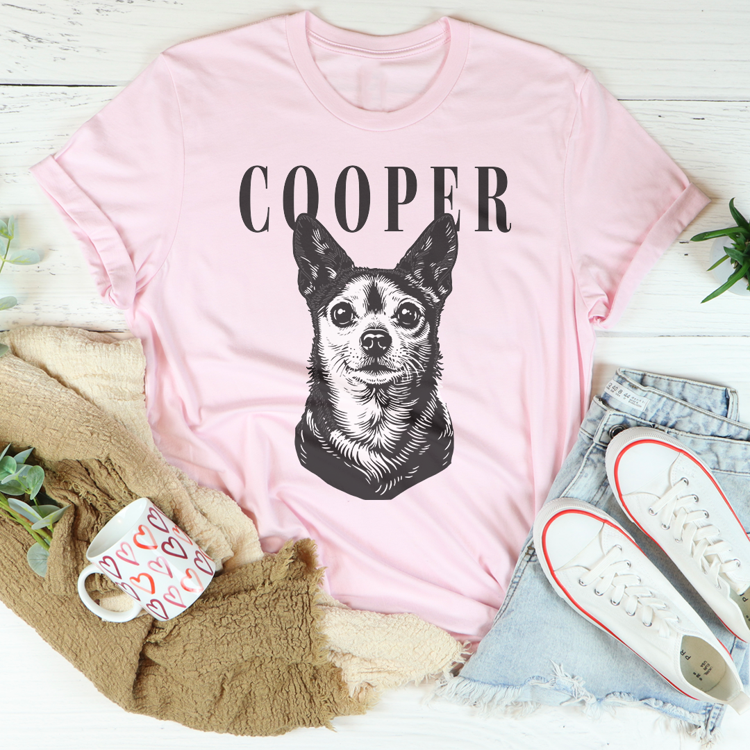 Personalized Pet Photo And Name Tee