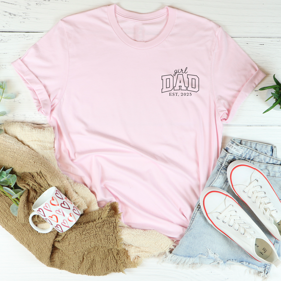 Personalized Girl Dad Tee