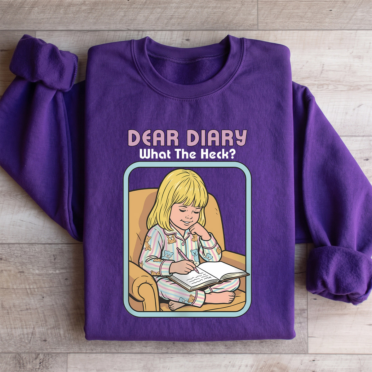 Sudadera «Querido diario, ¿qué demonios?»