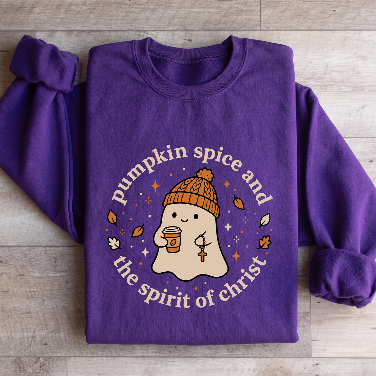 Sudadera de especias de calabaza y el espíritu de Cristo